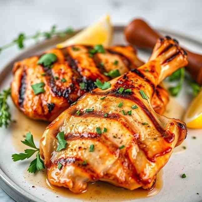 Juicy Seasoned Grilled Chicken Recipe